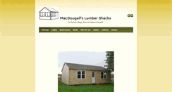 Desktop Screenshot of lumbershacks.com